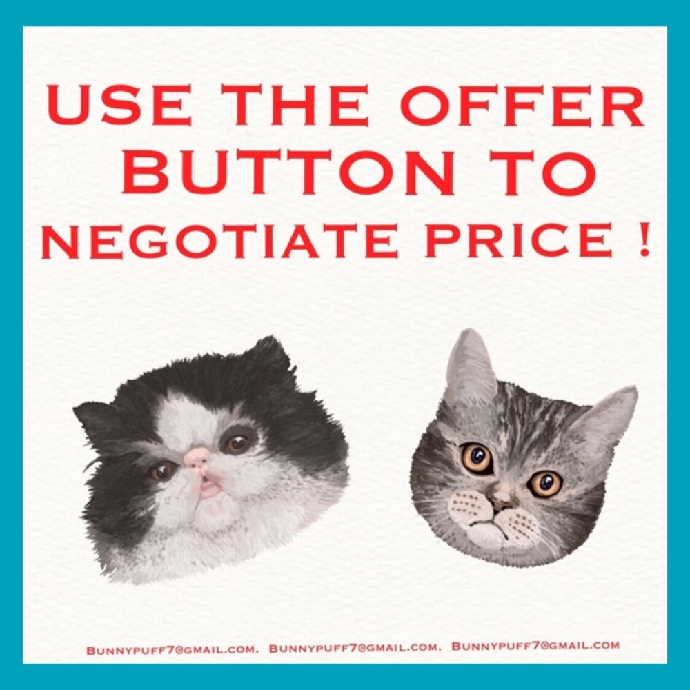 Prices ARE negotiable